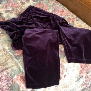 Coldwater Creek velour women’s pants